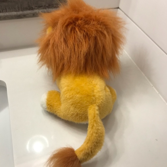 1994 Vintage Rare Disney Lion King Mufasa 14” Plush with Removable Mane To Simba - Picture 4 of 10
